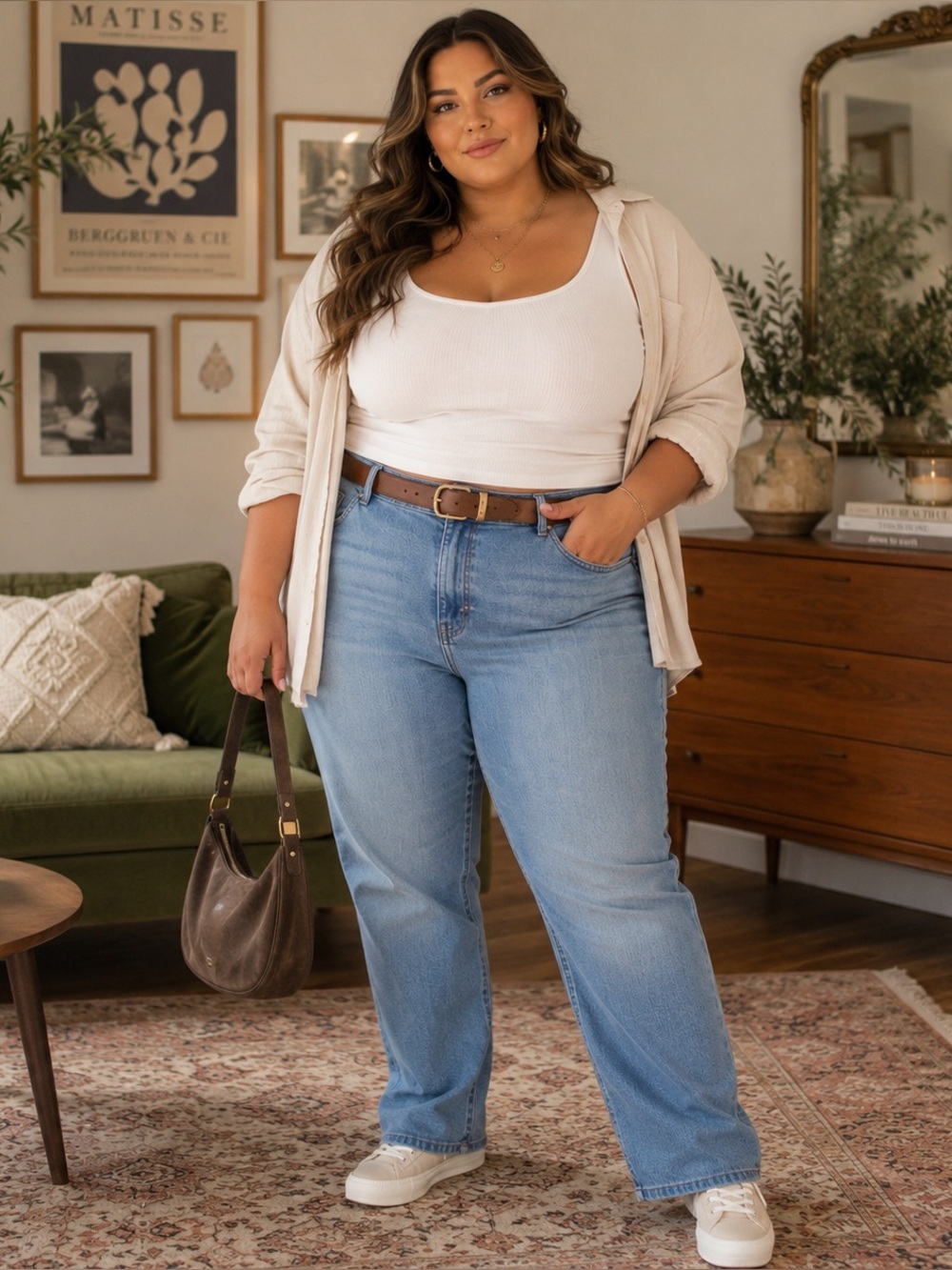 Lee Plus Size Straight Leg Jeans Mid Rise Light Wash Stretch Denim